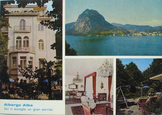 Cartes postales: LUGANO PARADISO Hotel Albergo Alba – Neuf (Voir description) à Jona par philajona