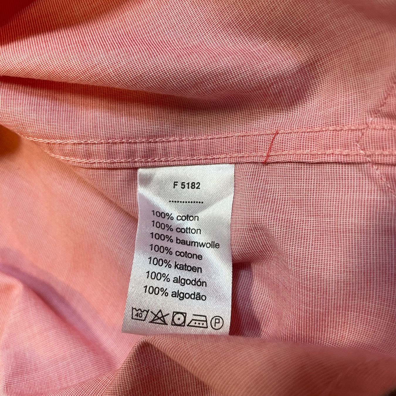 Lacoste Camicie: Lacoste Regular Fit Hemd Gr. 41 Rosa 100% Baumwolle L – Usato da Bubikon venduto da SwissSecondLife 6