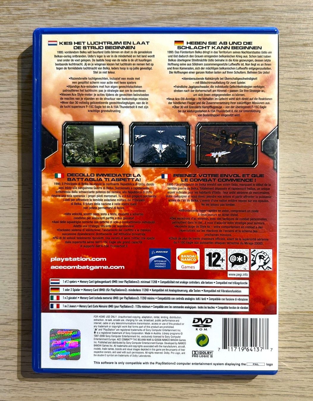 Sony Giochi: Ace Combat: The Belkan War PS2 – Usato da St. Gallen venduto da Alpine.Arcade 1