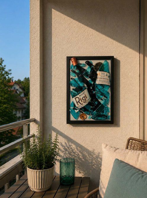 Poster & Bilder: Mount Rigi Epoxid Bottle Art Bild – Neu (gemäss Beschreibung) aus Wagen von petzi08 1