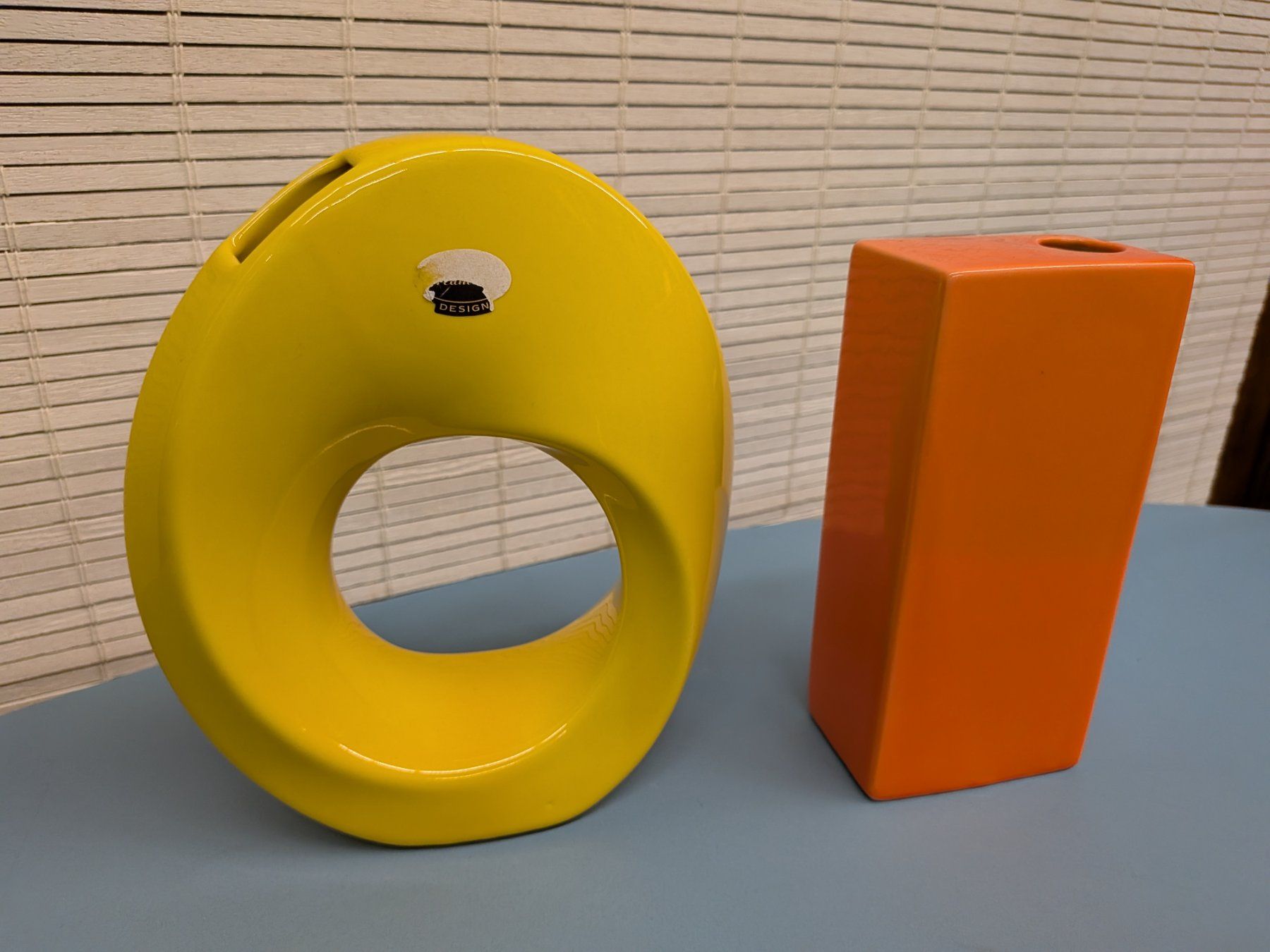 Vasi & Recipienti: Orange & gelbe Keramik Vase – Usato da Emmen venduto da magelan
