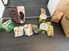 Katzennahrung Trockenfutter und Leckerlis diverses 3kg