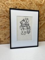 Interessantes Tusch - Werk von Hildi Brunschwyler  (ID S295)