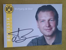 Wolfgang de Beer - BVB - handsigniert