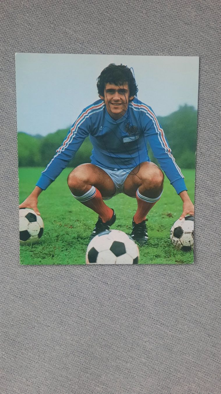Autogramme: Magazinkarte Michel Platini – Gebraucht aus Schmerikon von Olympia04