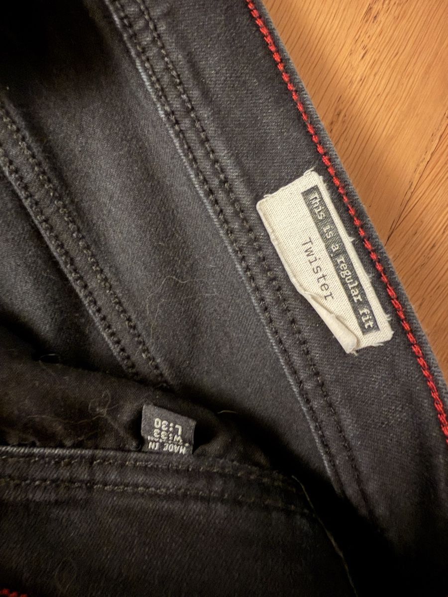 Jeans: Blend Herren Jeans Regular Fit schwarz Grösse 33/30 – Usato da Hünenberg venduto da Paddels 3