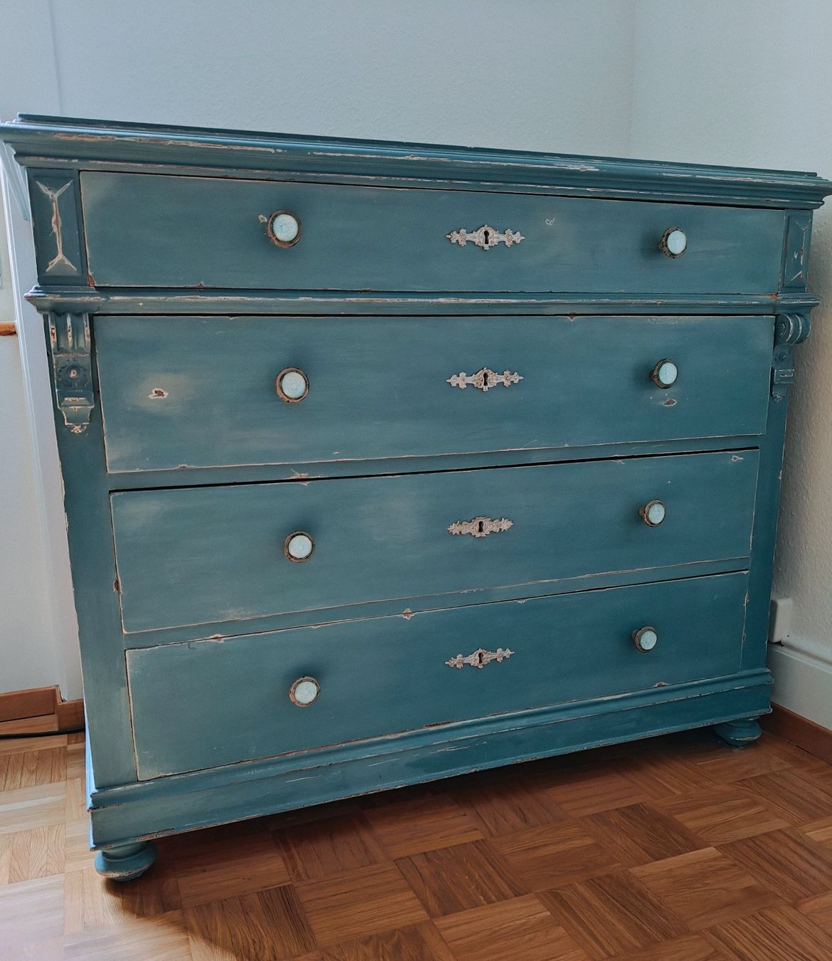 Cassettiere: Kommode im Shabby Chic Stil - Unikat – Usato da Zürich venduto da syjo33 9