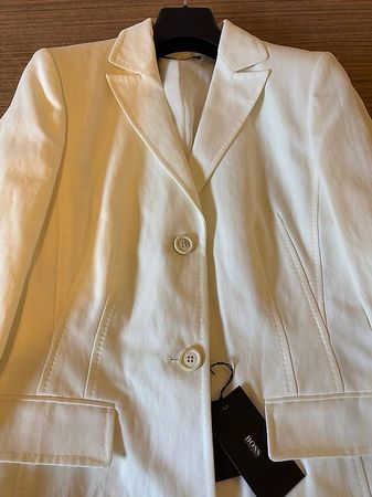 BOSS Hosenanzug weiss Gr 38
