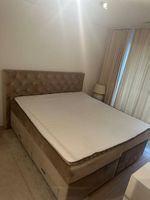 Boxspringbett 180 × 200 cm mit 4 Schubladen & Topper