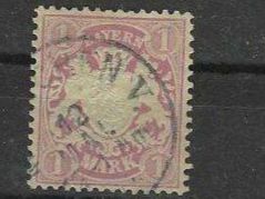 ALT DT. BAYERN 1881 GEST. ORNAMENT