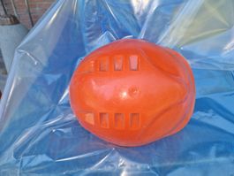 Casco protettivo arancione da lavoro cantiere-Edilizia