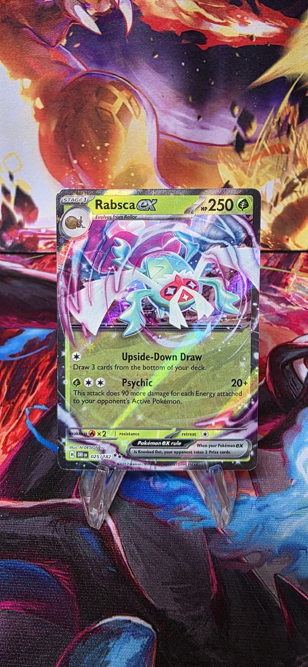 Pokémon Carte collezionabili: Rabsca ex 025/182 Destined Rivals DRI – Nuovo (secondo la descrizione) da Frutigen venduto da Sinnohan_Zorua