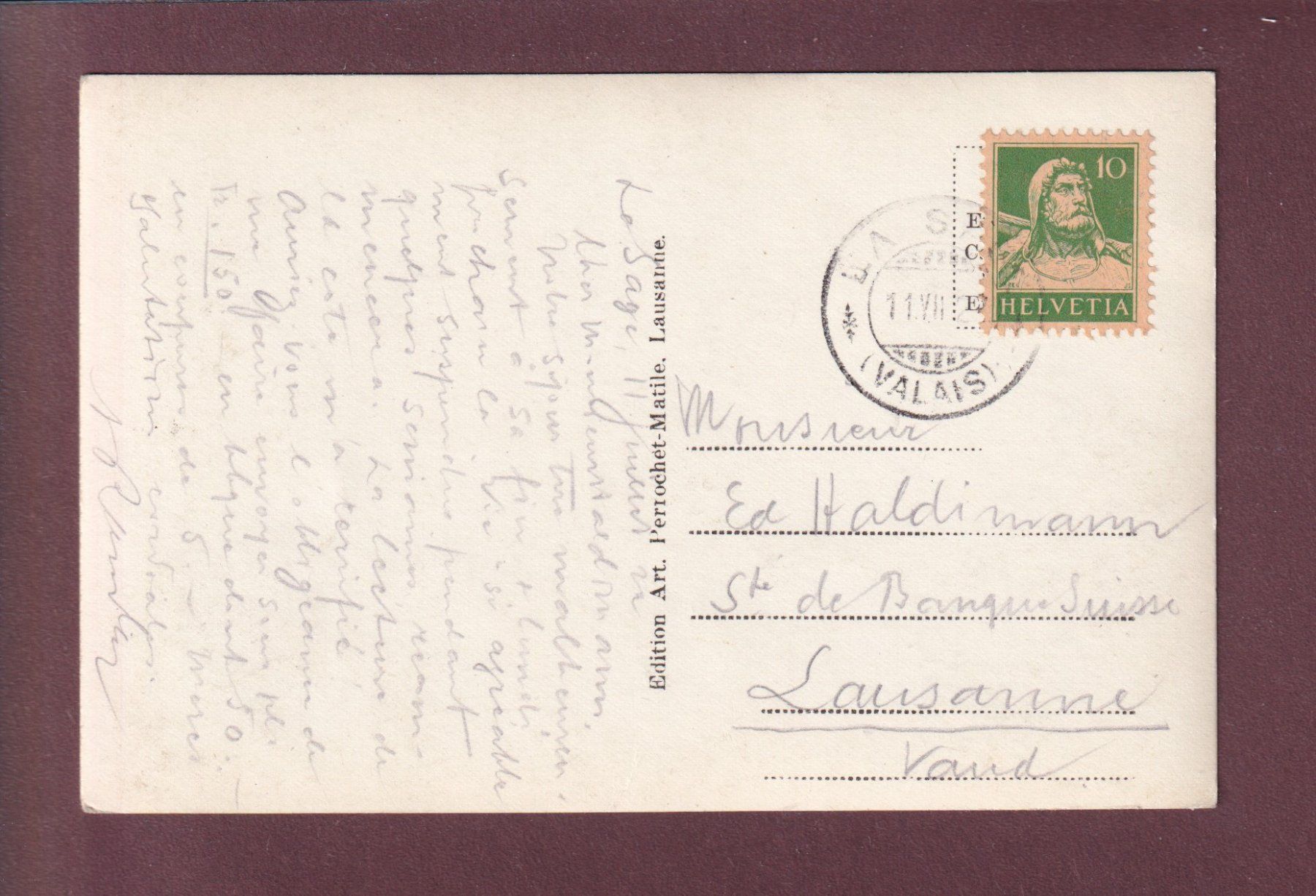 Cartes postales: Pigne d'AROLLA – D'occasion à Pully par nicecards 1