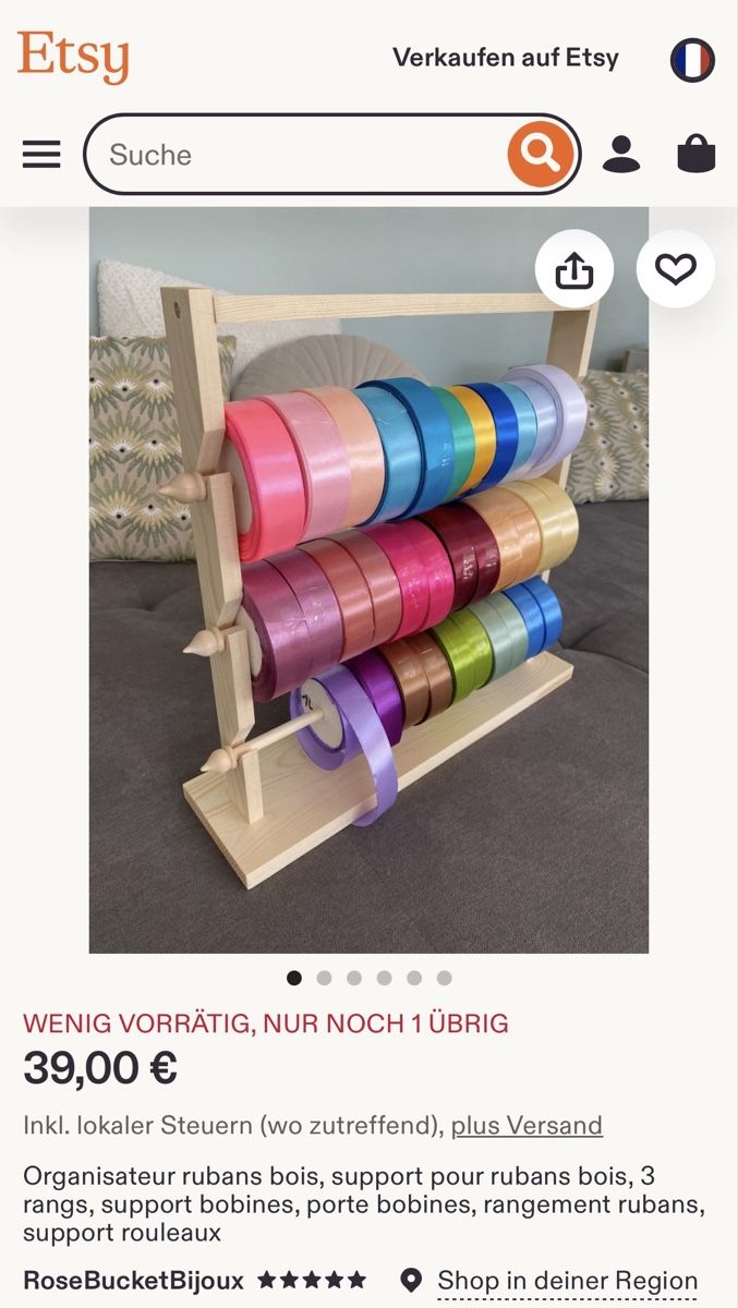 Sonstige Dekorationen & Accessoires: Holz Rollenhalter Organizer  – Gebraucht aus Niederbüren von Oetschli