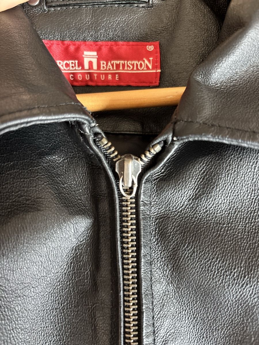 Giacche: Veste en cuir Marcel Battiston, Taille 52 – Usato da vevey venduto da amartign1 3