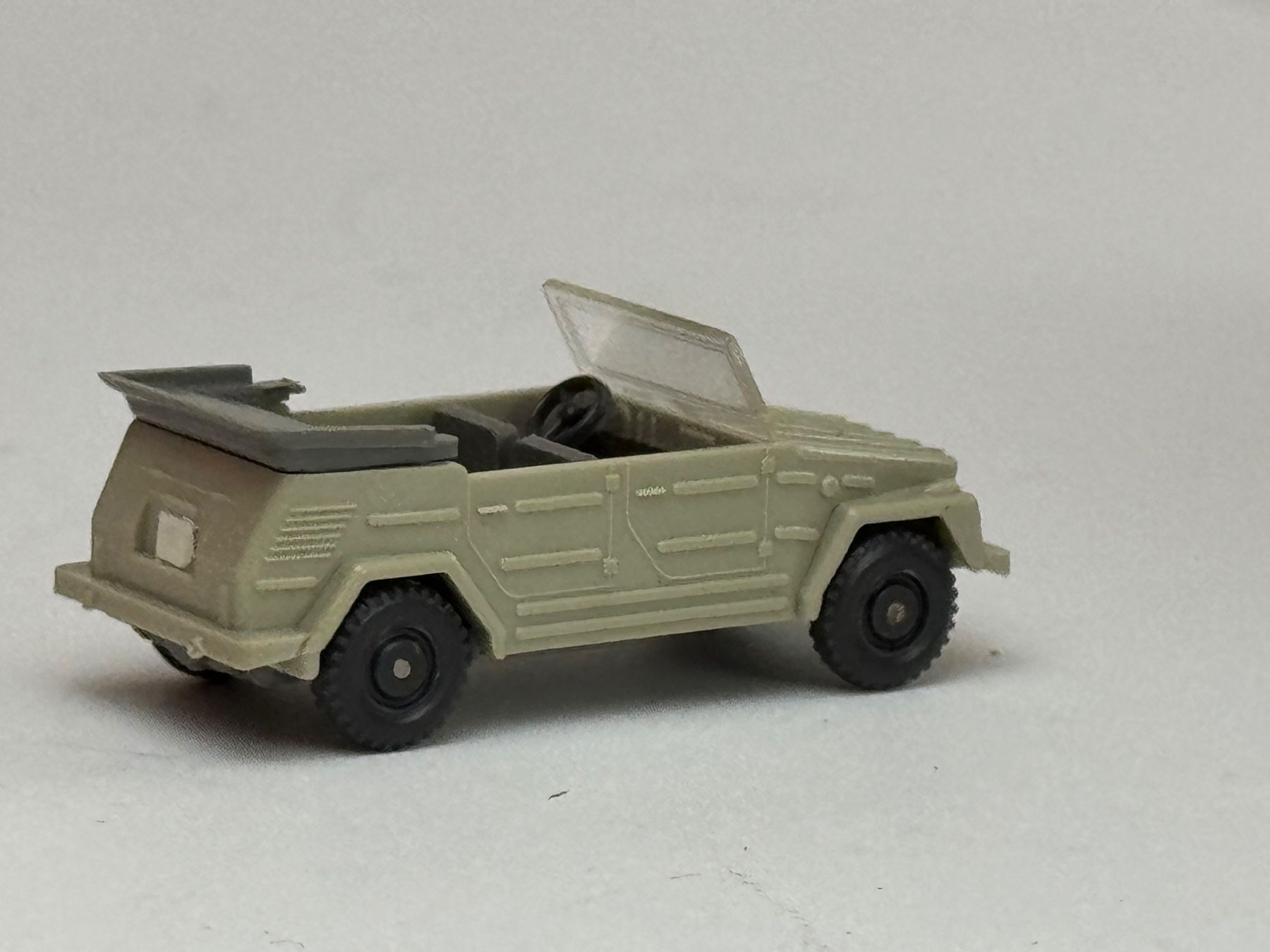 Wiking Modellini d'auto: SG-  Wiking VW 181 Cabriolet hellgelbgrau – Usato da Elm venduto da Wikmtz 1