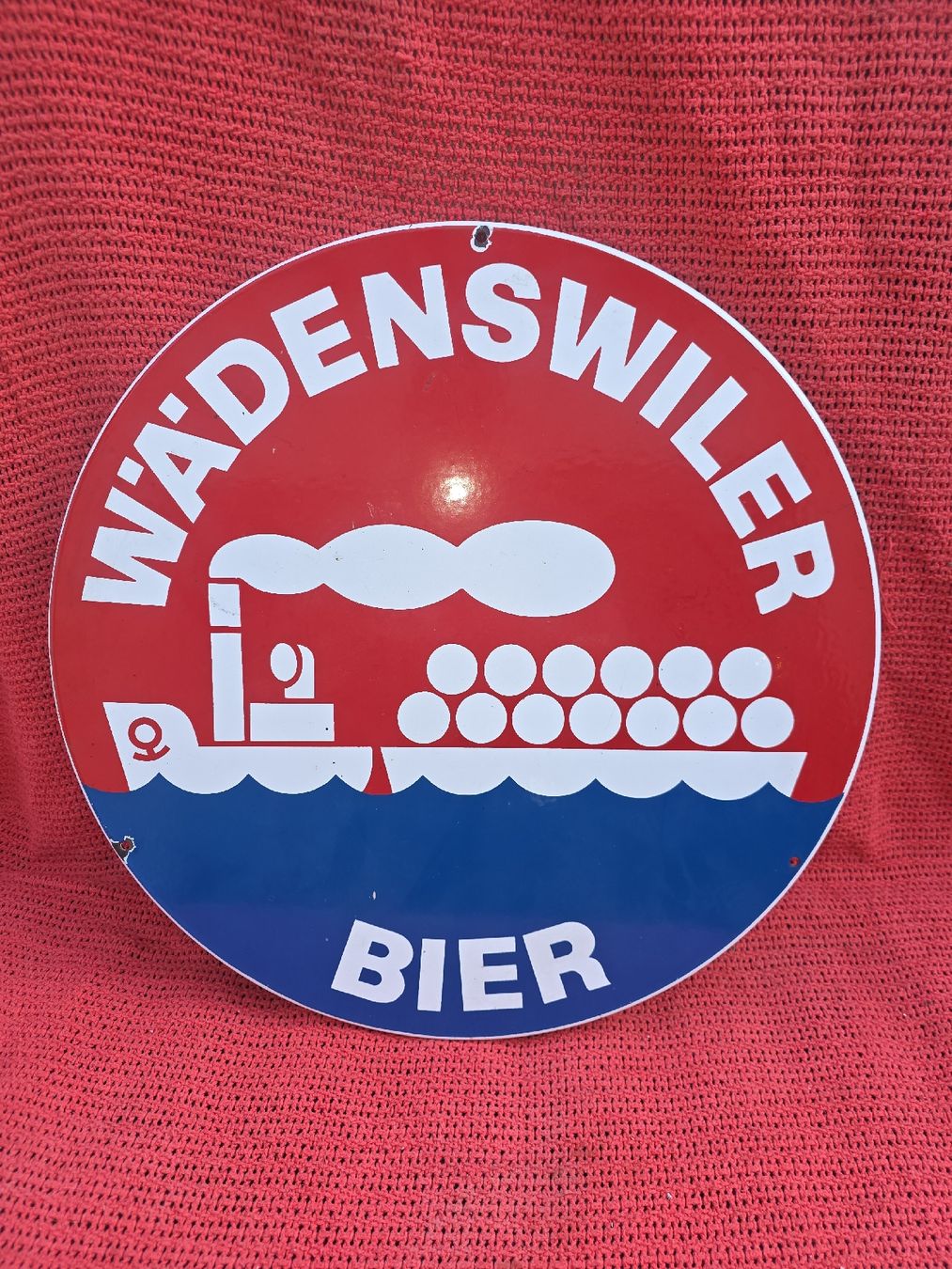 Insegne: Wädenswiler Bier - Emailschild – Usato da Hasle LU venduto da Auctions_Hunters