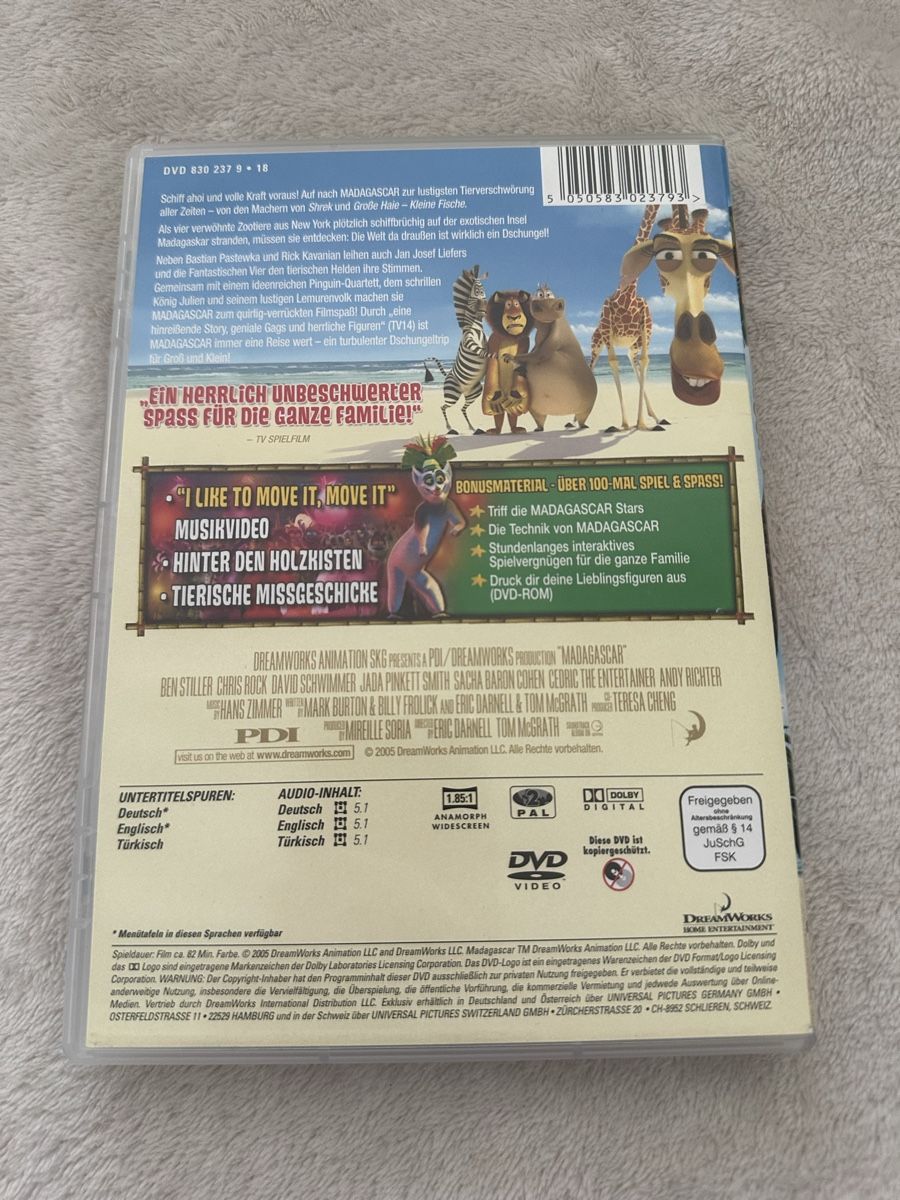 Tutti i DVDs: DVD - Madagascar – Usato da Emmenbrücke venduto da MNE98 1