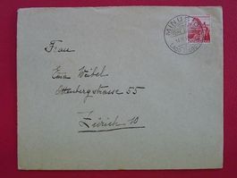 1946: Kurortstempel MINUSIO (LAGO MAGGIORE) mit 252 S.SALVAT