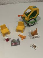 Playmobil Kinderzimmer-Zubehör, Katze und Veloanhänger