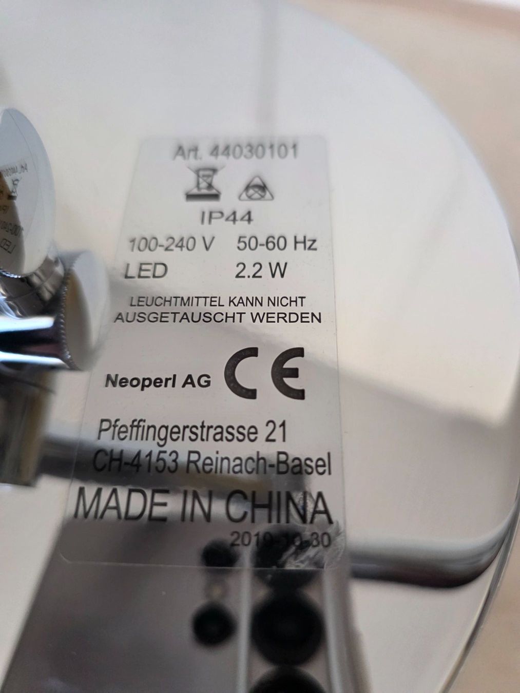 Specchi: Miroir cosmétique Neoperl, Led – Usato da Marly venduto da Barbarajane 3