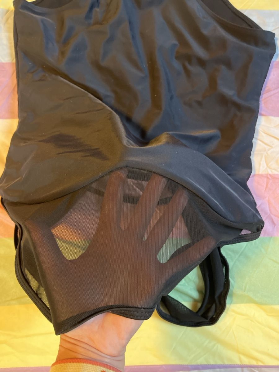 Costumi da bagno & Bikini: Schwarzer Badeanzug mit Netzeinsatz, Gr. S/M – Usato da Kaisten venduto da saleforfun 6