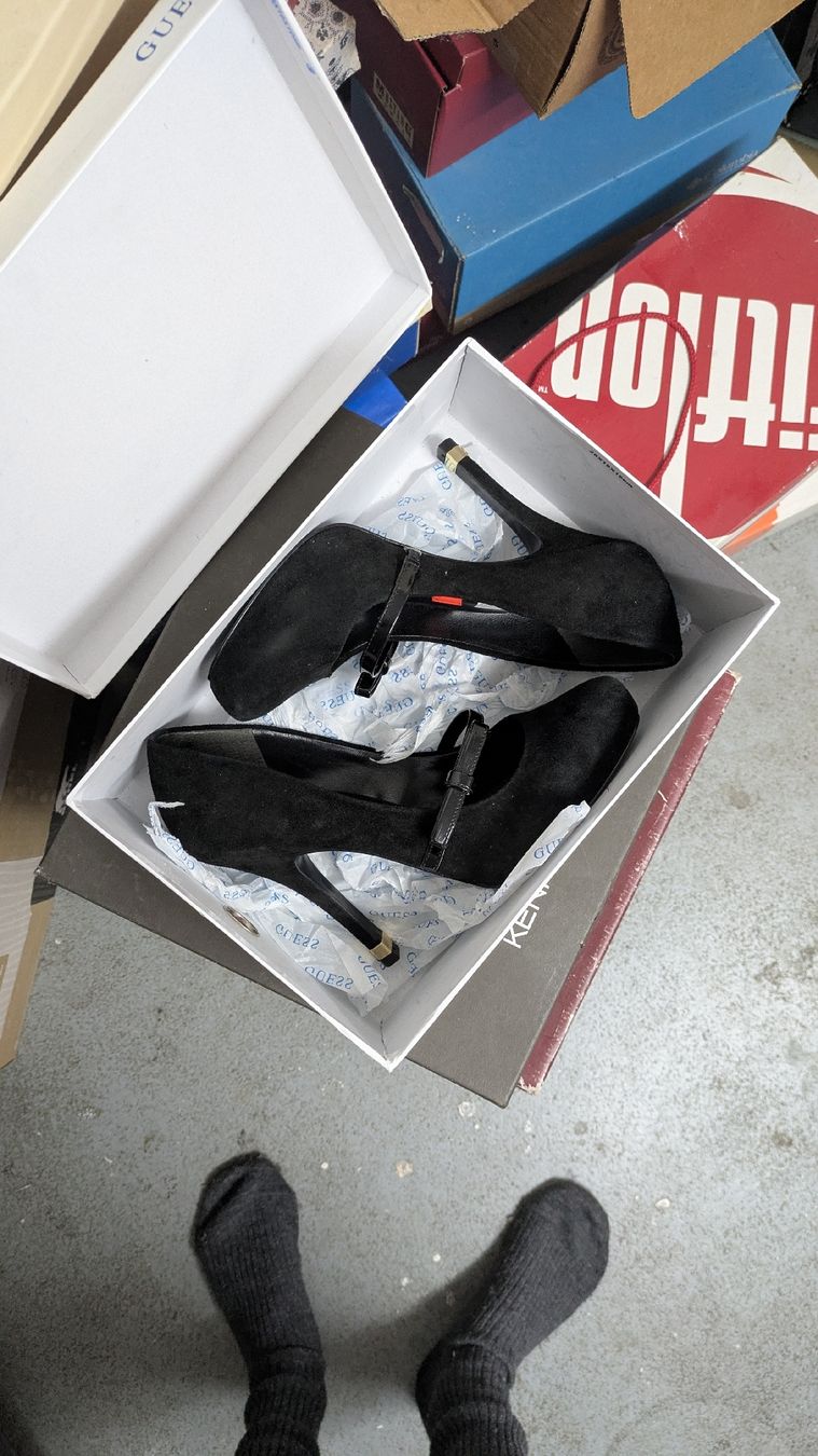 Scarpe da donna: schwarze hohe Schuhe – Usato da Morgarten venduto da rra_jvw7