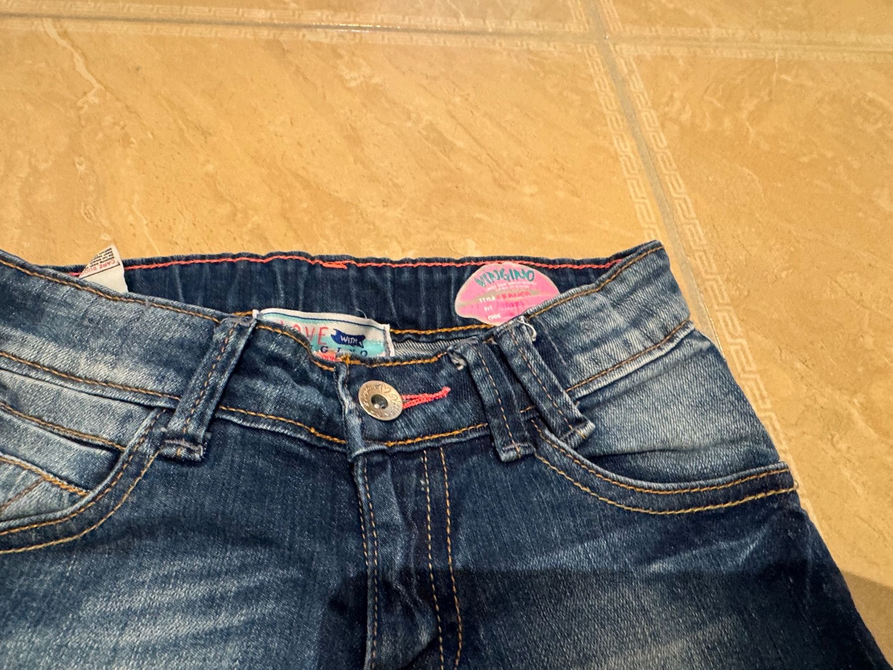 Vingino Hosen: Vingino neue 3/4 Jeans, 8J 128 – Neu (gemäss Beschreibung) aus Klingnau von Markus14 3