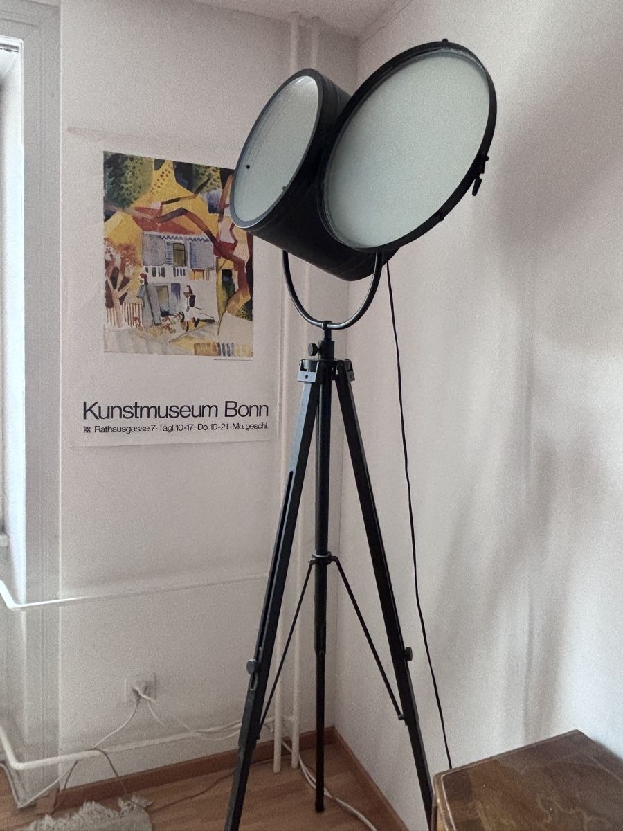 Pfister Lampade: Pfister Stehleuchte industriell – Usato da Winterthur venduto da vitustitus 1