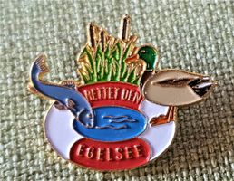J636 - Pin Rettet den EGELSEE Fisch Ente