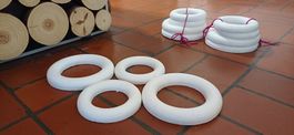 Couronne en polystyrène pour bricolage Sagex Ringe f.Basteln