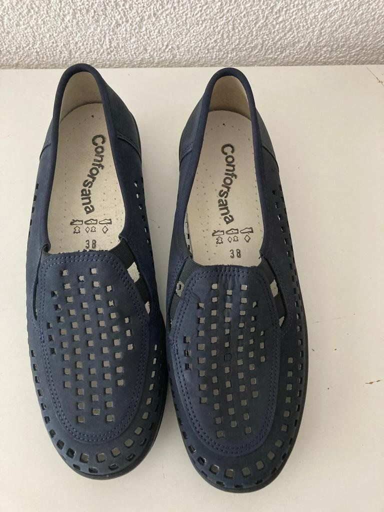 Scarpe da donna: Damenschuhe, Gr. 4 1/2, blau – Nuovo e nell'imballaggio originale da Rotkreuz venduto da RoseAss