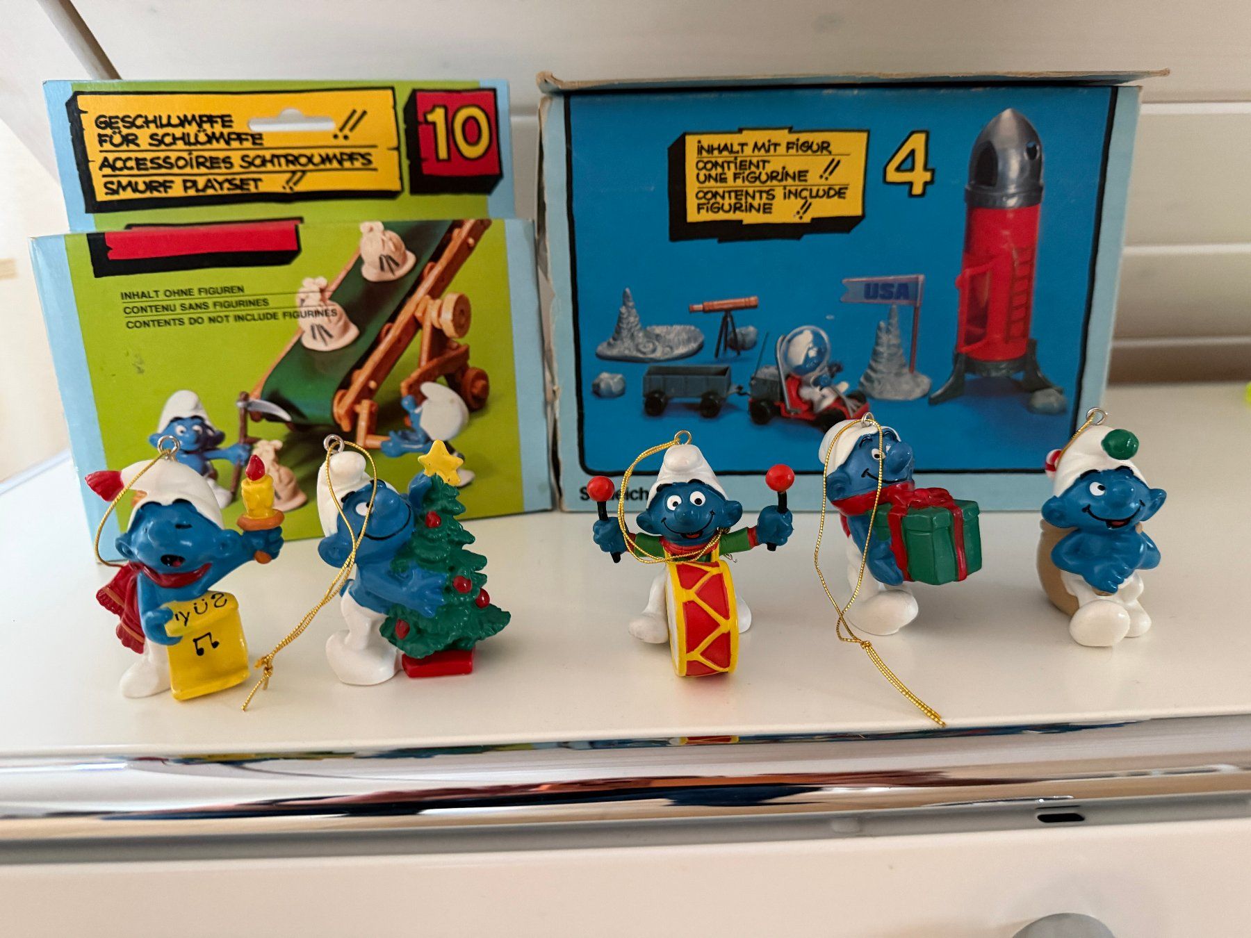 Statuette: 5 Weihnachtsschlümpfe – Usato da Bassersdorf venduto da Puzznic2