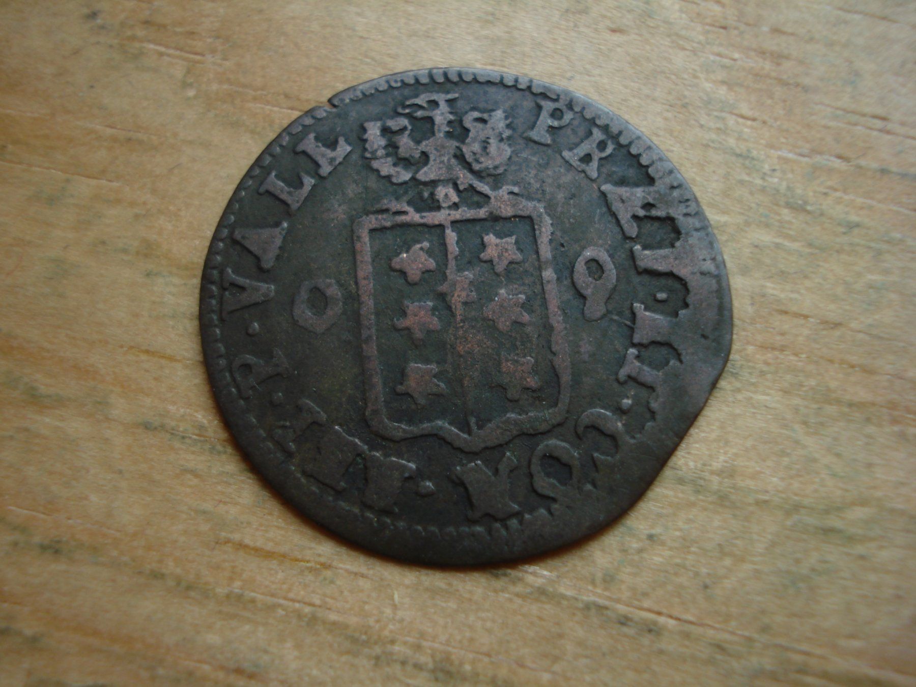 Tutti le monete: (W5) Wallis 1/2 Batz 1709 – Usato da Erlach venduto da Net-Coins