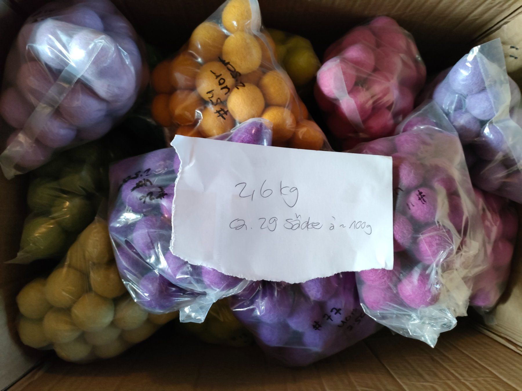 Tutte le decorazioni: Filzkugeln /Pompons – Nuovo (secondo la descrizione) da Zürich venduto da Nuck 3