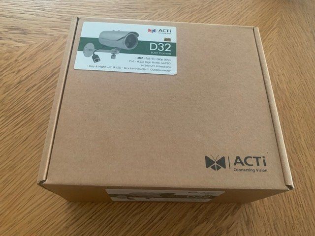 Camcorder: CCTV Bullet Camera Acti D32 (3MP) – Gebraucht aus Ennetbaden von djpejic