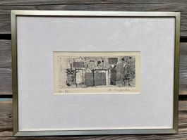 Druckgrafik von Heinrich Bruppacher, Winterthur-Breno