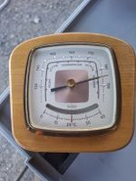 Wetterstation Sundo Holzgehäuse analog guter Zustand