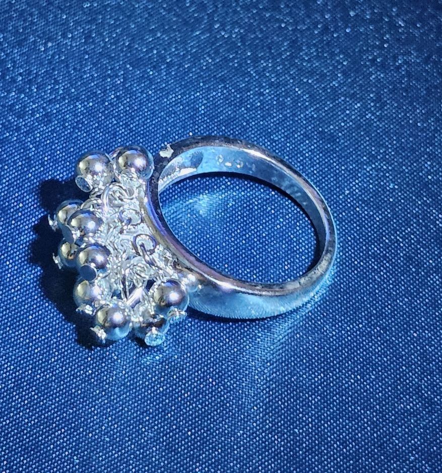 Anelli: Stilvoller Ring, 925 versilbert, Gr. 8 – Nuovo (secondo la descrizione) da Grenchen venduto da maretop 4