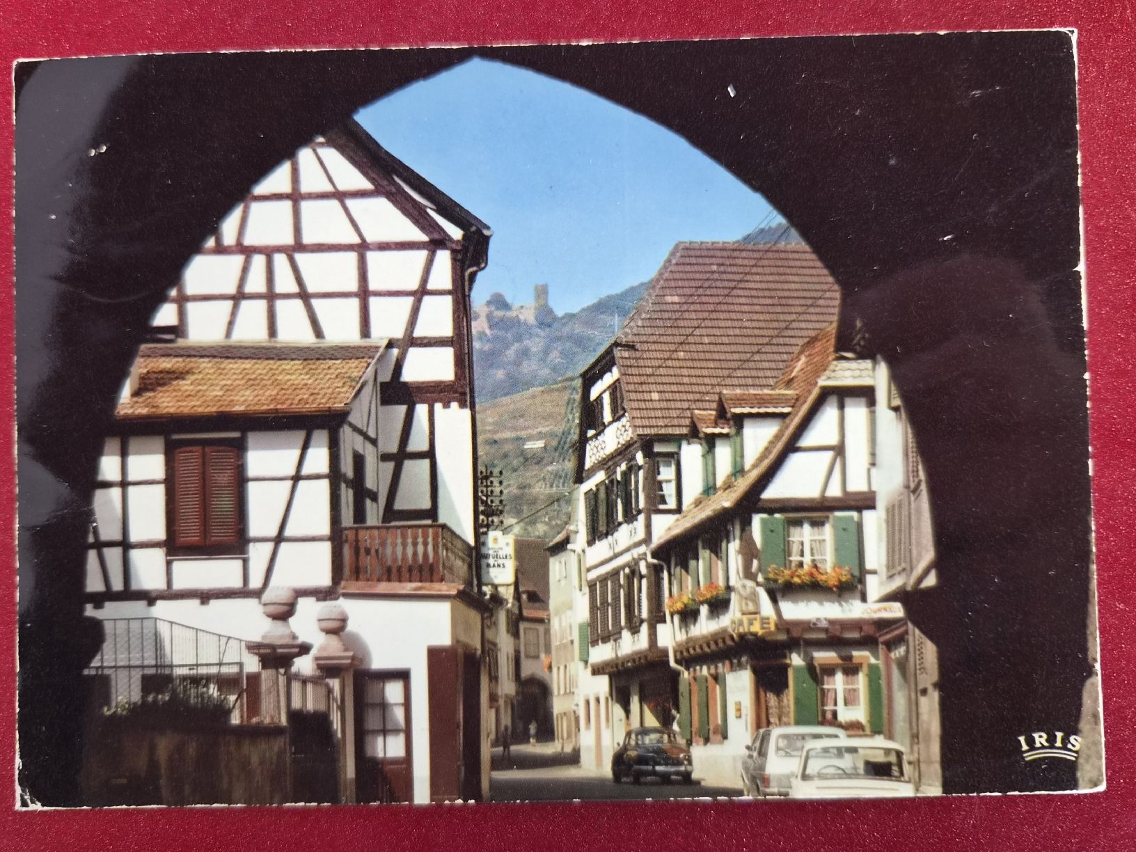 Ansichtskarten: Ribeauville, malerisches Elsass, 1975 – Gebraucht aus Melchnau von Arthurius