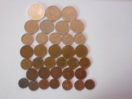 Lot Münzen Deutschland mit 5 Mark silber