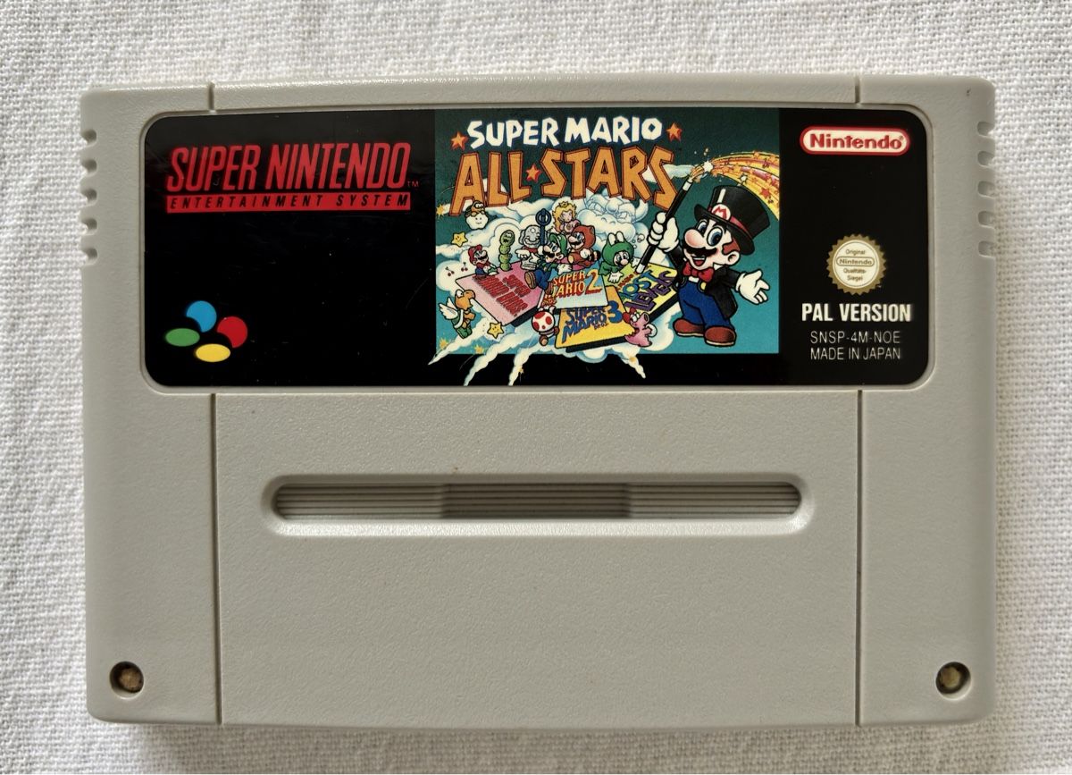 Nintendo Giochi: Super Mario All-Stars SNES PAL Version – Usato da Winterthur venduto da Ricci2012