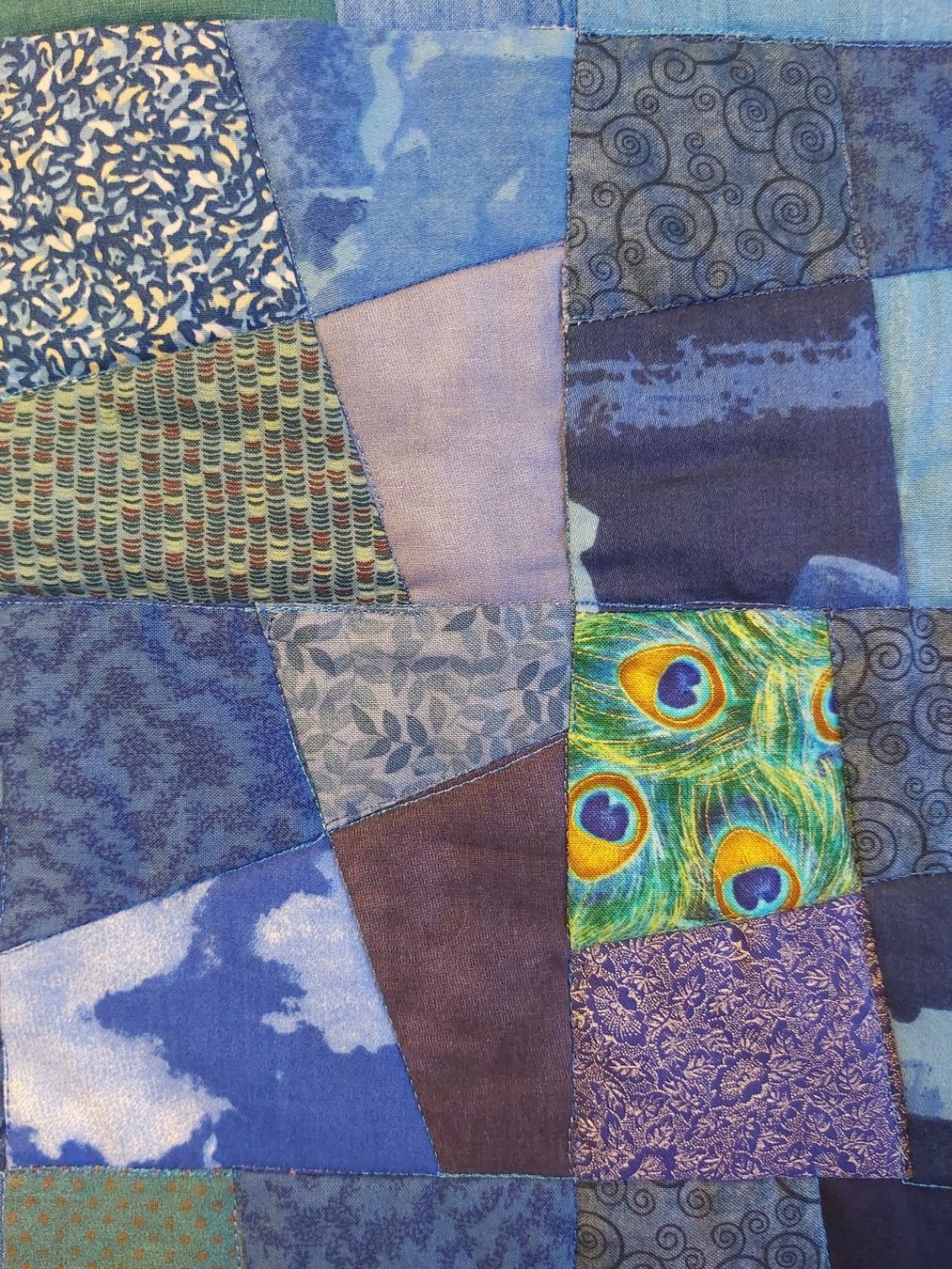Tutte le decorazioni: Patchwork Quilt "Pfauenauge" Unikat 120 x 63 cm – Nuovo (secondo la descrizione) da Wetzikon ZH venduto da Meltingpot29 2