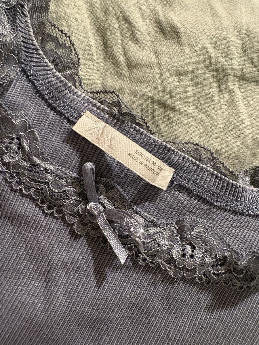 Zara Tops: Tank Top Zara Blau – Gebraucht aus Grindelwald von Kikaa99 1
