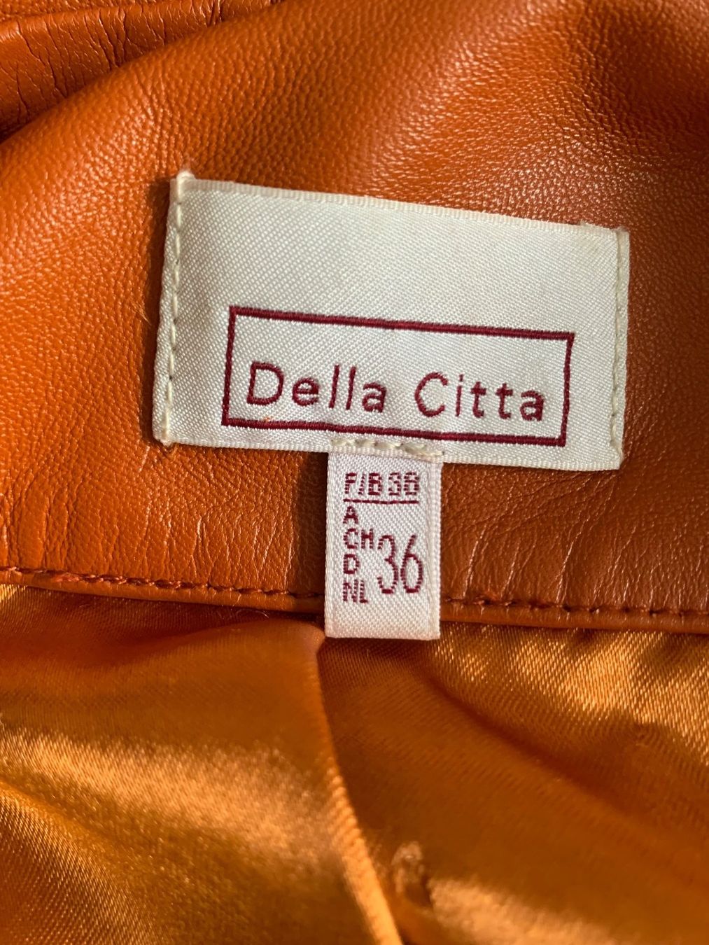 Giacche: Damen Lederjacke  orange : 36 – Nuovo (secondo la descrizione) da Adliswil venduto da Majeska 2