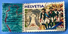 Nr.983 mit Stempel  Denkmal Schöllenen 1999  