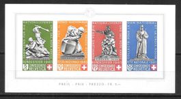 Pro Patria Bundesfeierblock B12 ** 16.7.1940