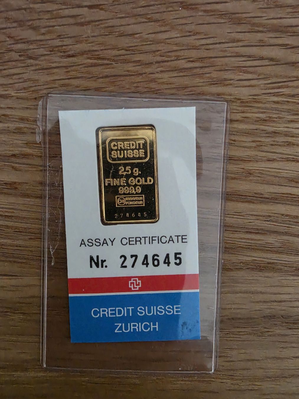 Edelmetalle: 2.5g Goldbarren – Gebraucht aus Sursee von YellowBlack