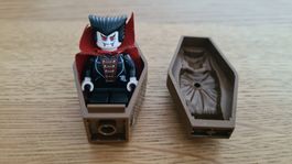 Seltene Lego Studios Vampir Minifigur aus Set 1381 mit Sarg