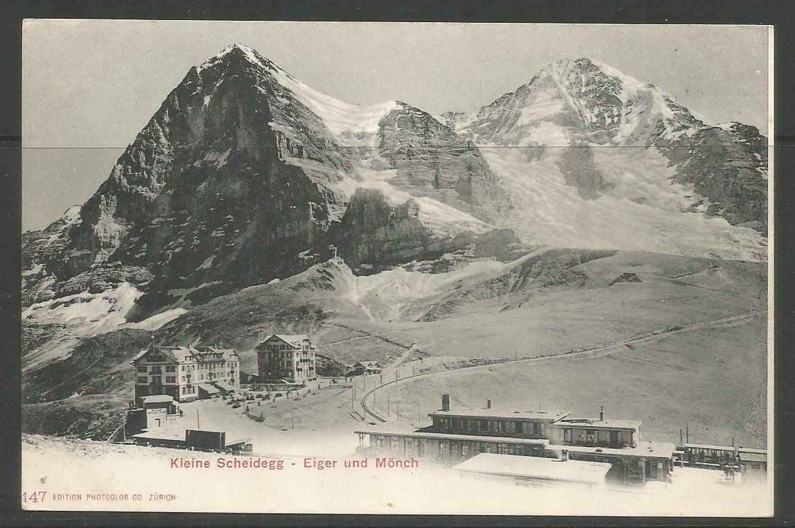 Cartoline postali: Carte P ( Kleine Scheidegg / Eiger und Mönch ) – Usato da La Russille venduto da Nono4